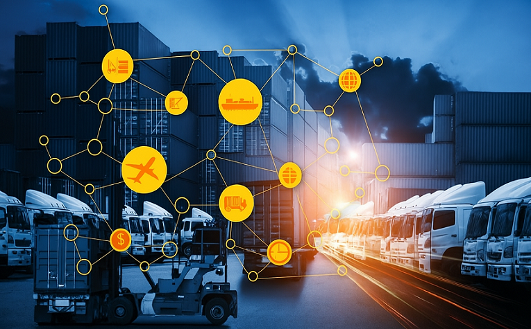 Teams Logistics Fleet of Trucks